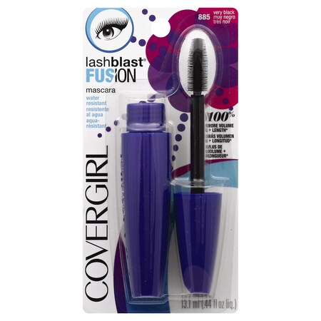 Cover Girl Lashblast Fusion Mascara Water Resistant 885 Very Black .44oz